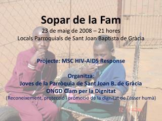 Projecte: MSC HIV-AIDS Response