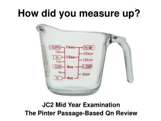 How did you measure up?