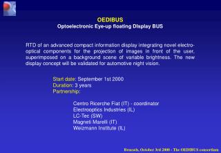 OEDIBUS Optoelectronic Eye-up floating DIsplay BUS