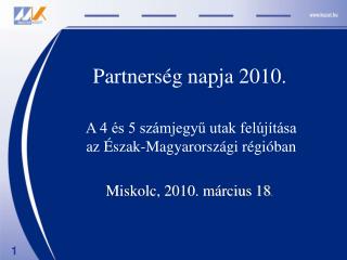 Partnerség napja 2010.