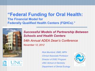 Successful Models of Partnership Between Schools and Health Centers