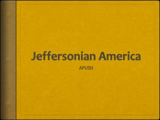 Jeffersonian America