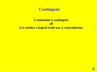 Contingent