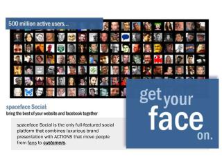 spaceface Social solves the key problems all businesses face… Grow Customer File