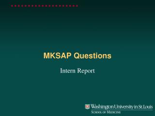 MKSAP Questions