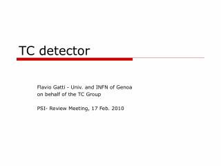 TC detector