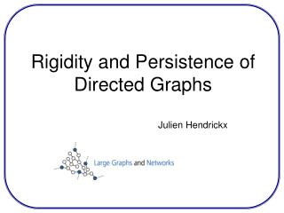 Rigidity and Persistence of Directed Graphs