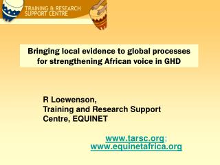 tarsc ; equinetafrica