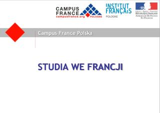 STUDIA WE FRANCJI