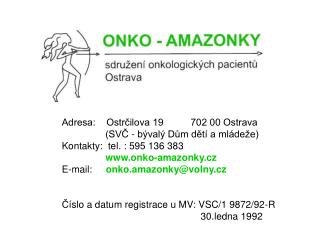 Adresa: Ostrčilova 19 702 00 Ostrava (SVČ - bývalý Dům dětí a mládeže)