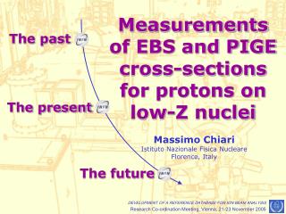 Measurements of EBS and PIGE cross-sections for protons on low-Z nuclei