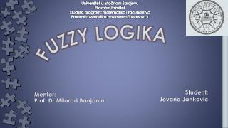 FU ZZY LOGIKA