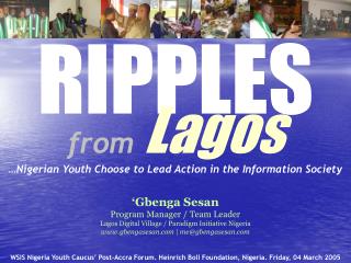 RIPPLES from Lagos