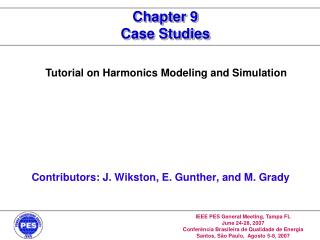 Chapter 9 Case Studies