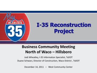 I-35 Reconstruction Project