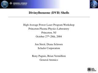 Divinylbenzene (DVB) Shells