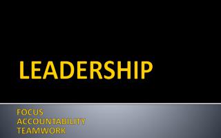 LEADERSHIP