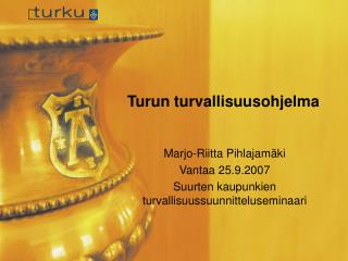 Turun turvallisuusohjelma