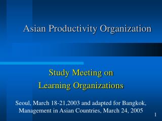 Asian Productivity Organization