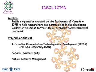 IDRC’s ICT4D