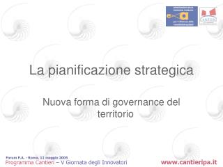 La pianificazione strategica