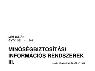 DÉRI ZOLTÁN GYTK, SE - 2011