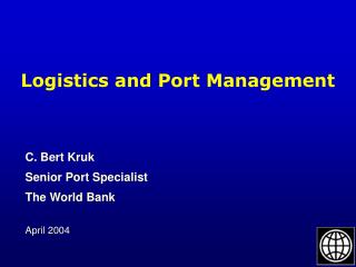 Logistics and Port Management