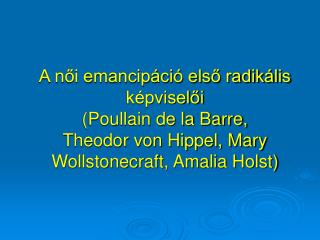 Poullain de la Barre