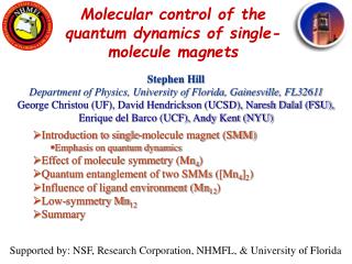 Molecular control of the quantum dynamics of single-molecule magnets