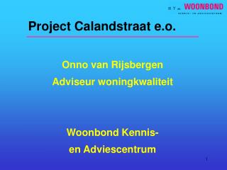 Project Calandstraat e.o.