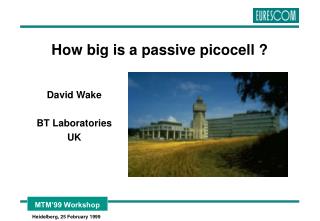 How big is a passive picocell ?