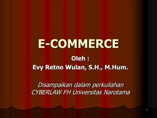 E-COMMERCE