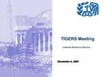 TIGERS Meeting
