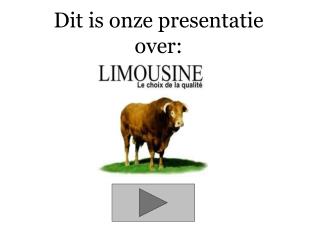 Dit is onze presentatie over: