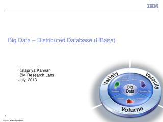 Big Data – Distributed Database (HBase)