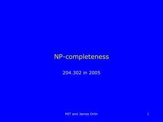 NP-completeness