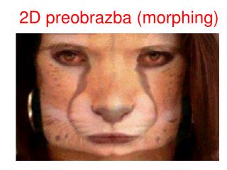 2D preobrazba (morphing)