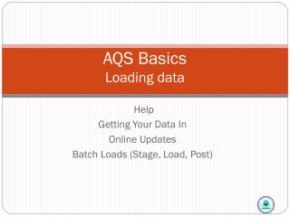 AQS Basics Loading data