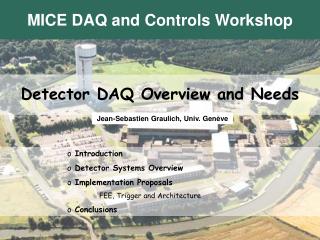 Detector DAQ Overview and Needs