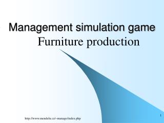 Management simulation game