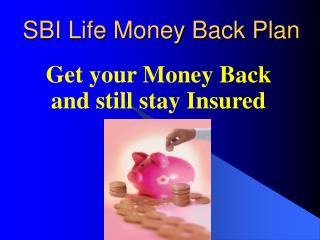 SBI Life Money Back Plan