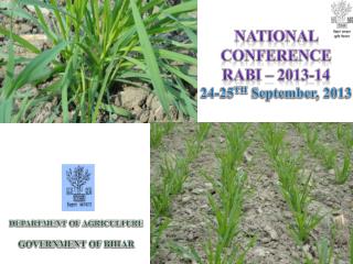 National Conference Rabi – 2013-14 24-25 TH September, 2013