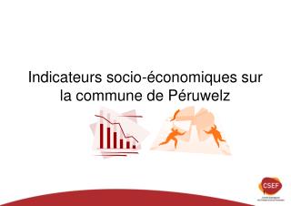 Indicateurs socio-économiques sur la commune de Péruwelz