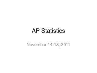 AP Statistics