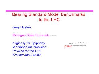 Bearing Standard Model Benchmarks to the LHC