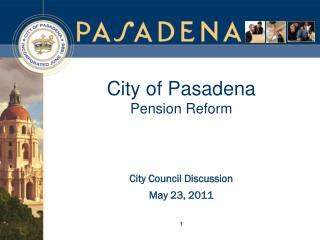 City of Pasadena Pension Reform