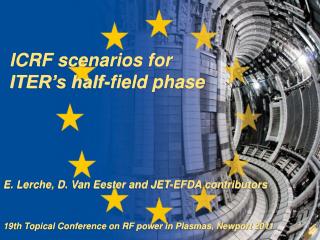 ICRF scenarios for ITER’s half-field phase