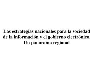 El contexto: la transición hacia la sociedad de la información y la brecha digital