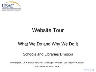 Website Tour