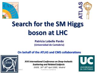 Search for the SM Higgs boson at LHC